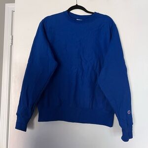 Champion Reverse Weave Unisex Blue Crewneck Sweater